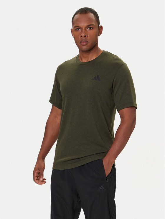 adidas adidas Technikai póló Train Essentials Feelready Novelty JX2755 Zöld Regular Fit