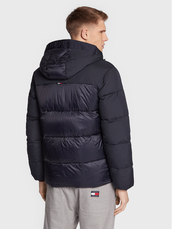 Tommy Hilfiger Tommy Hilfiger Zimska jakna MW0MW28723 Tamnoplava Regular Fit