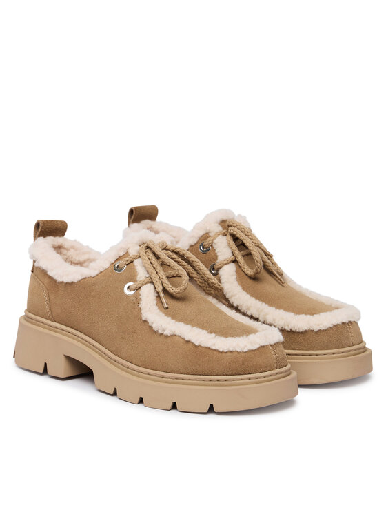 Inuikii Inuikii Poolsaapad Mocabee Curly 1015.003.0011 Beež