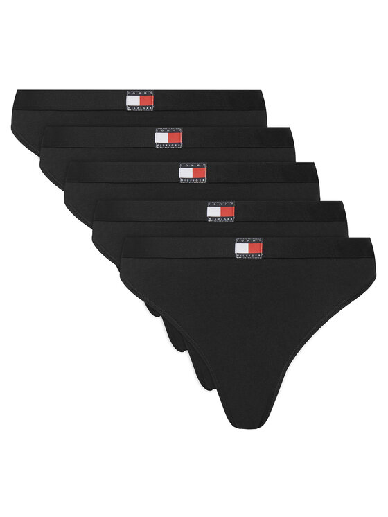 Komplet 5 par stringów Tommy Hilfiger