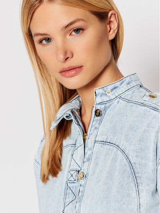 Giacca di jeans X211-20142 Blu Regular Fit