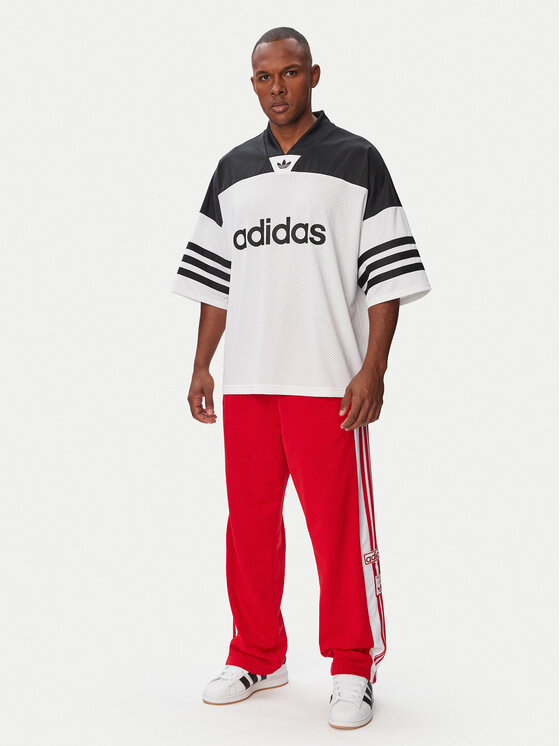 adidas adidas T-Shirt Adicolor KR1403 Λευκό Loose Fit