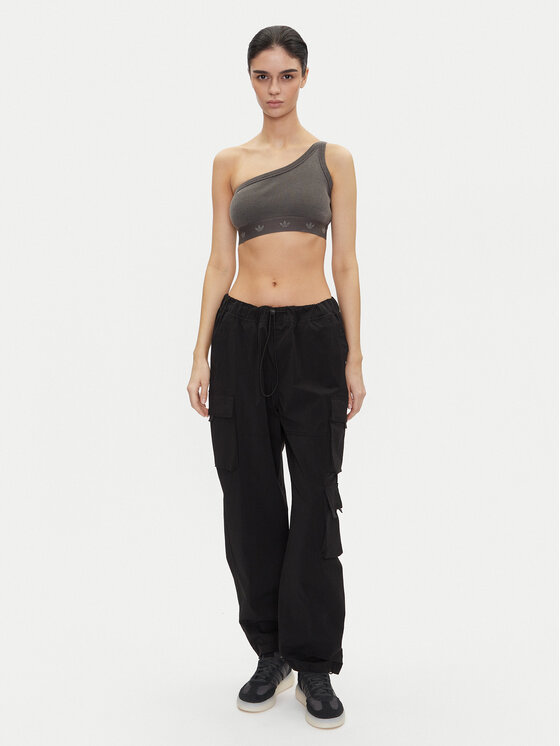 adidas adidas Top Ribbed JC7558 Sivá Slim Fit