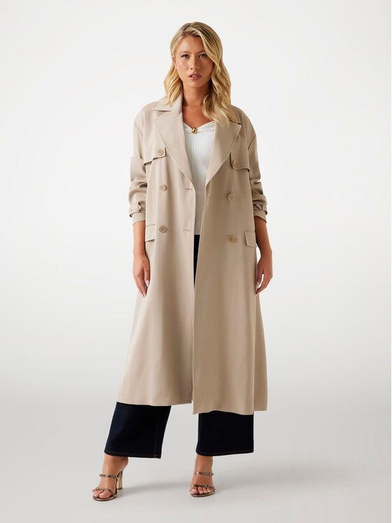 Marciano Guess Marciano Guess Trencz 176635 Beżowy Classic Fit