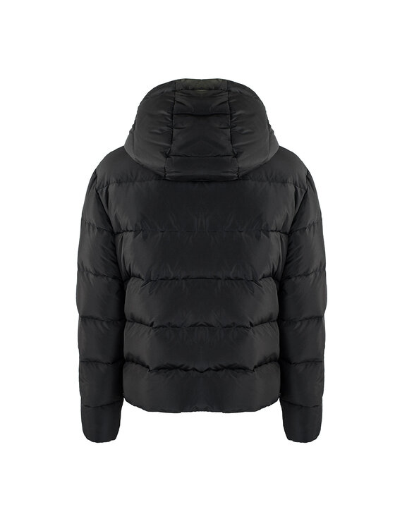 Les Hommes Les Hommes Μπουφάν μεταβατικό LHO501-250P | Oversize Puffy Jacket Piumino Μαύρο Regular Fit