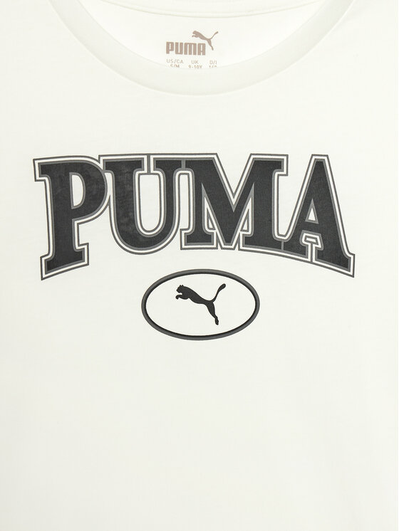 Puma Puma Marškinėliai Squad 676441 Écru Regular Fit