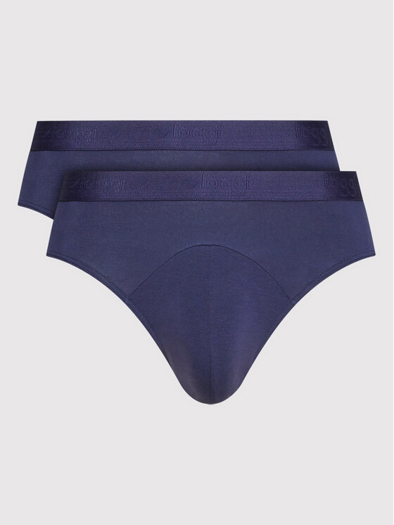 Sloggi String Lot De 2 - Modal Et Élasthanne - Confortable Sans Couture - Pour Tous Les Jours