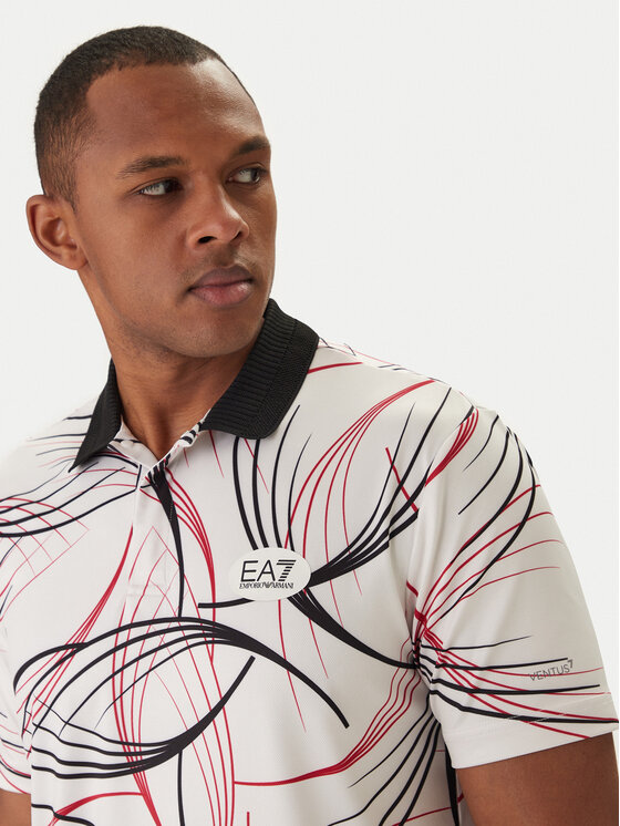 EA7 Emporio Armani EA7 Emporio Armani Polo 7M001532 AF22175 Bijela Regular Fit