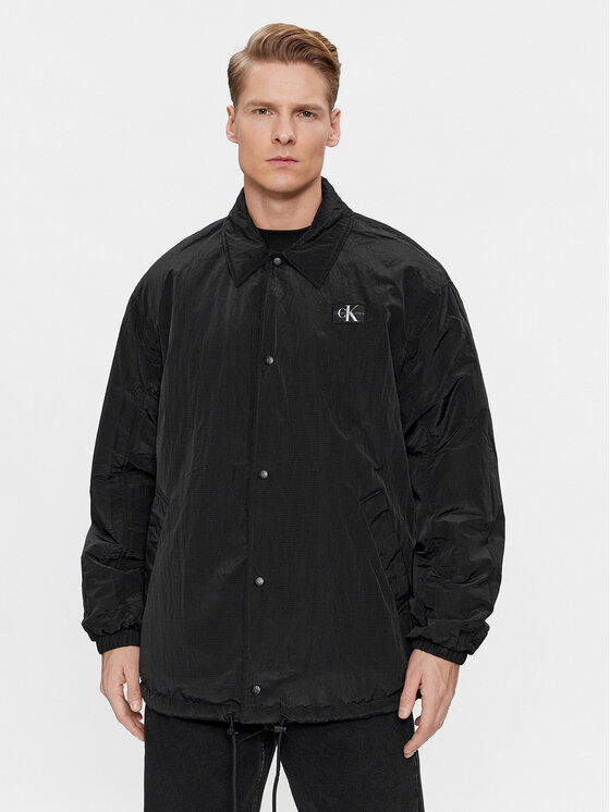 Calvin Klein Jeans Calvin Klein Jeans Übergangsjacke Skater J30J325281 Schwarz Relaxed Fit