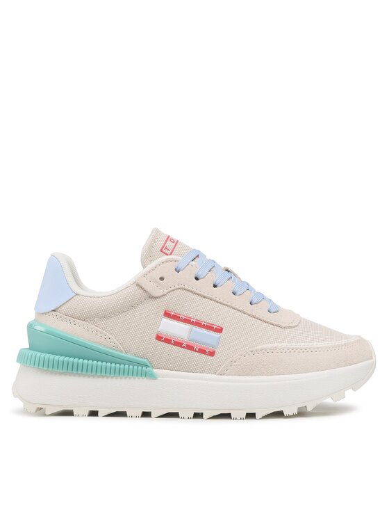 Tommy Jeans Tommy Jeans Sneakersy Tech. Runner EN0EN02028 Béžová