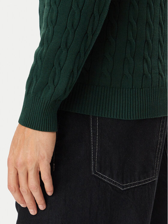 Gant Gant Πουλόβερ 8050601 Σκούρο πράσινο Regular Fit