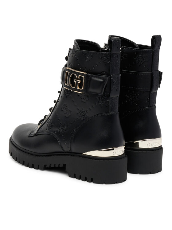 Guess Guess Schnürstiefeletten FLTORA FAL10 Schwarz