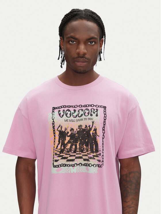 Volcom Volcom T-Shirt Filip Rygalski A4312506 Ροζ Loose Fit
