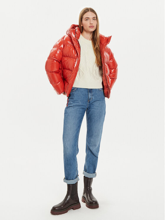 Napapijri Napapijri Зимно яке A-Glane NP0A4HZ5 Оранжев Regular Fit