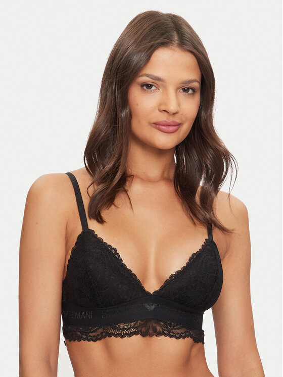 Emporio Armani Underwear Bralette krūšturis 164972 4R206 00020 Melns