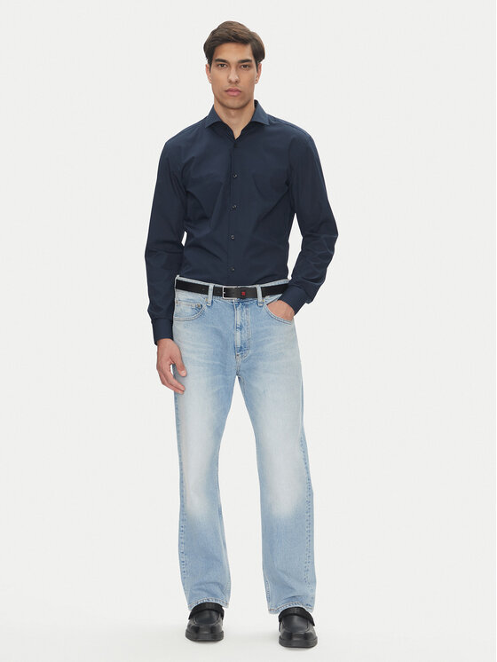 HUGO HUGO Koszula C-Jason 50293691 Granatowy Slim Fit