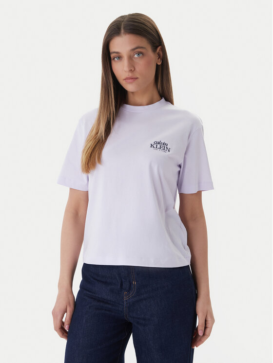 Calvin Klein Jeans Calvin Klein Jeans T-krekls LV047F801G Rozā Boxy Fit