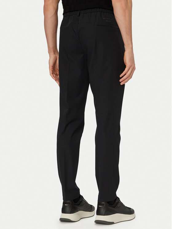 BOSS BOSS Szövet nadrág PS Spirit70 50558948 Fekete Tapered Fit