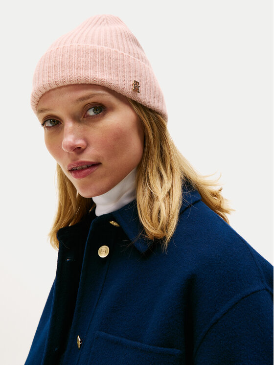 Tommy Hilfiger Tommy Hilfiger Müts Th Cashmere AW0AW17772 Roosa