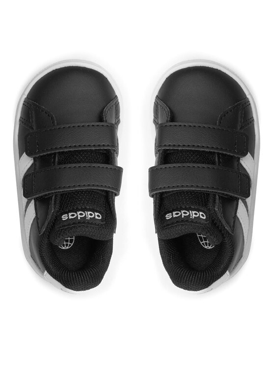 adidas adidas Αθλητικά Grand Court Lifestyle Hook and Loop Shoes GW6523 Μαύρο