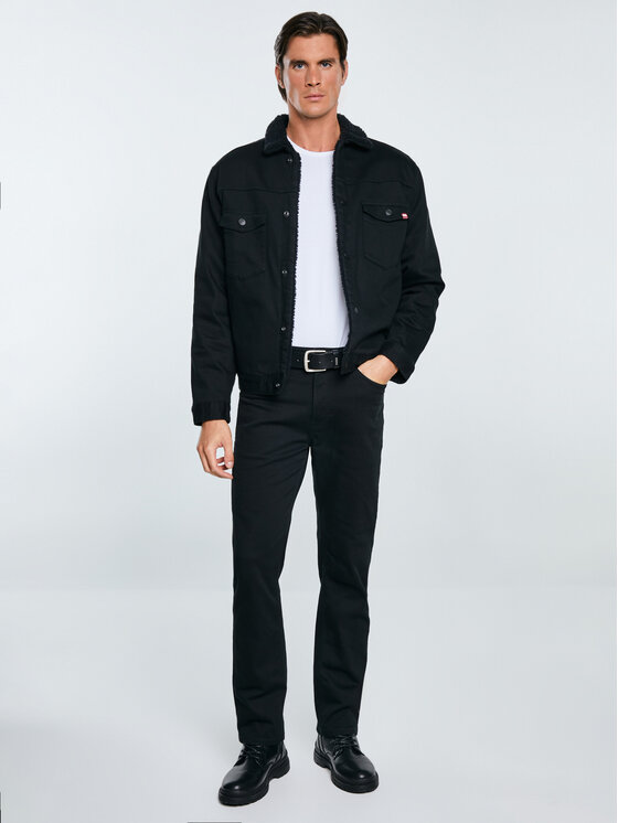 BIG STAR BIG STAR Kurtka zimowa DENVER Czarny Basic Fit