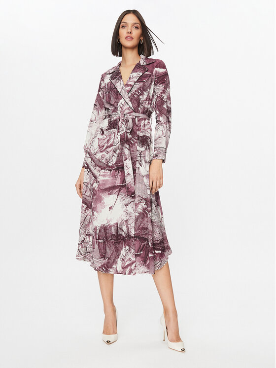 Imperial Imperial Rochie de zi A9990005Q Vișiniu Regular Fit