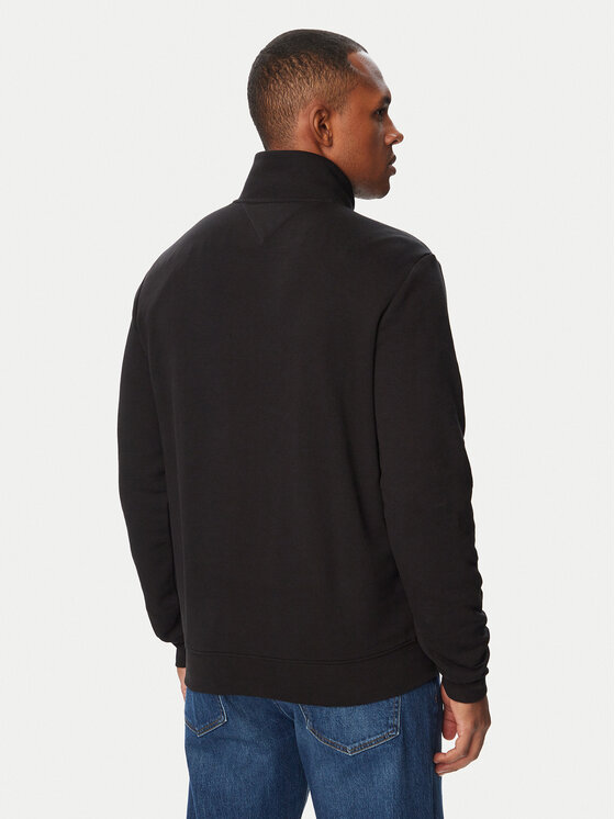Tommy Hilfiger Tommy Hilfiger Μπλούζα Tipping Terry MW0MW44943 Μαύρο Regular Fit