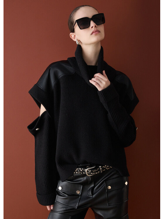 Liu Jo Liu Jo Maglione WF6052MS05122222 Nero Regular Fit