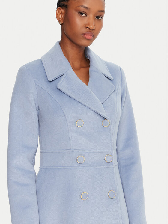 Rinascimento Rinascimento Cappotto di transizione CFC0125851003 Celeste Slim Fit