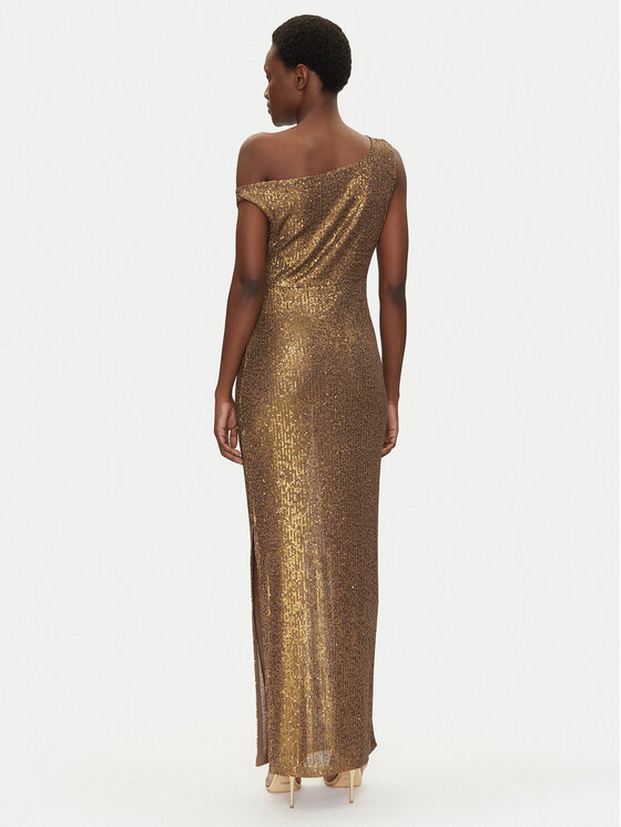 NORMA KAMALI NORMA KAMALI Rochie de seară ST4243SQG69151 Auriu Slim Fit