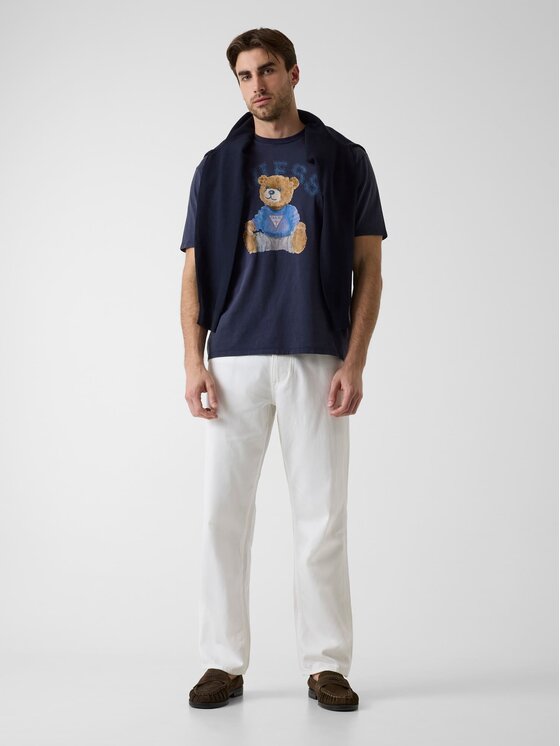 Guess Guess T-shirt 182885 Plava Classic Fit