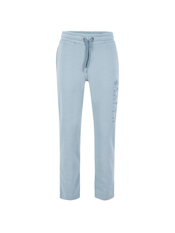 Alpha Industries Męskie Joggery, rozmiar L, Błękitne, Embroidery Jogger