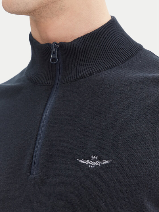 Aeronautica Militare Aeronautica Militare Pullover 251MA1489L506 Dunkelblau Regular Fit