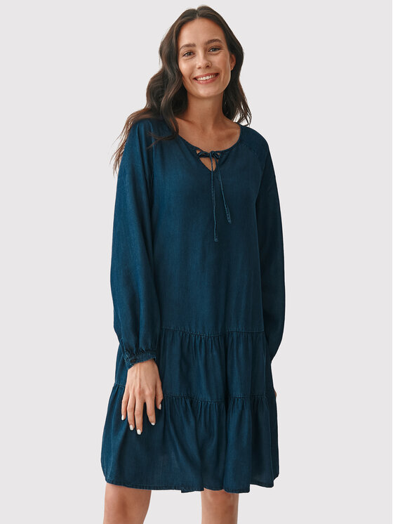 Tatuum Rochie de zi Mono T2216.193 Bleumarin Regular Fit