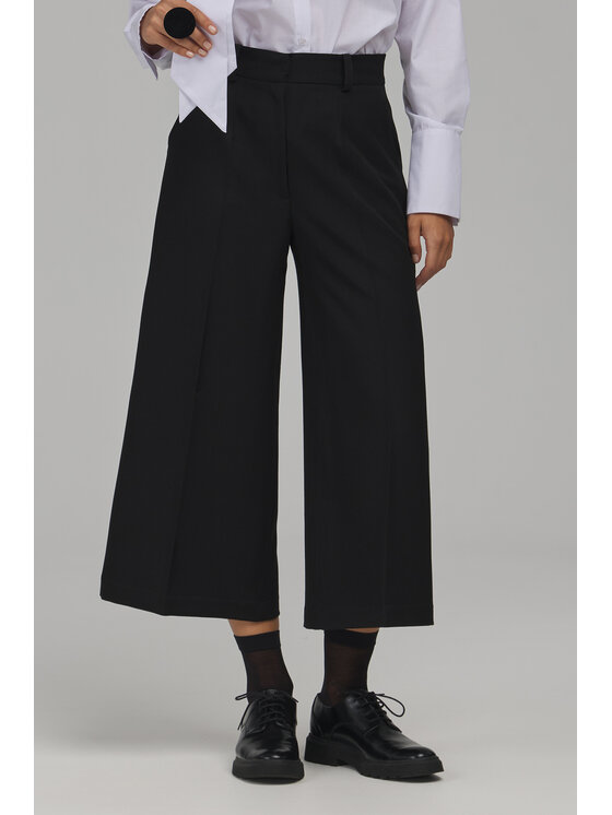 NIFE NIFE Kuloty SD144 Czarny Wide Leg