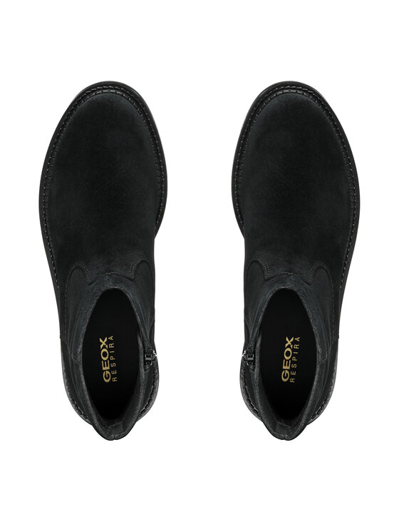 Geox Geox Polokozačky D Serilda D46WYB 00022 C9999 Černá