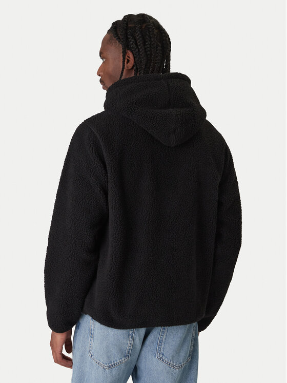 Jack & Jones Jack & Jones Mikina Flare Teddy 12285678 Čierna Relaxed Fit