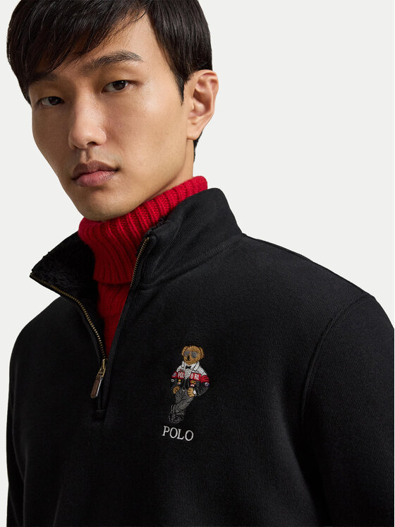 Polo Ralph Lauren Polo Ralph Lauren Світшот 710B28738001 Чорний Regular Fit