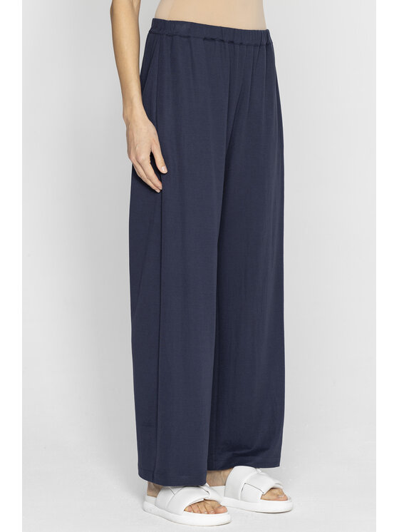 Deni Cler Milano Deni Cler Milano Spodnie dresowe T-DC-5246-E2-20-58-1 Granatowy Oversize