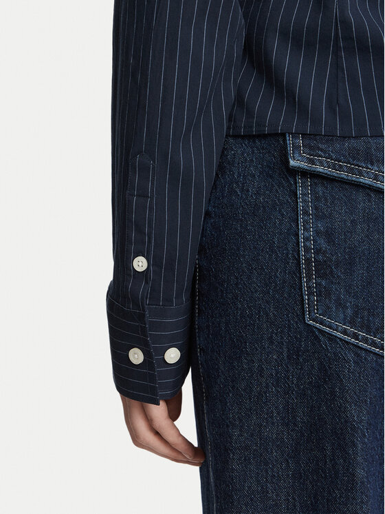 Guess Jeans Guess Jeans Košulja W6YH11 W2835 Tamnoplava Slim Fit