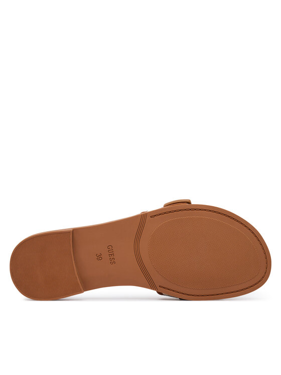 Guess Guess Šľapky FLJEL5 FAB03 Hnedá