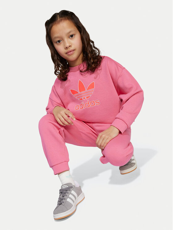 adidas adidas Trenirka JY1152 Roza Loose Fit