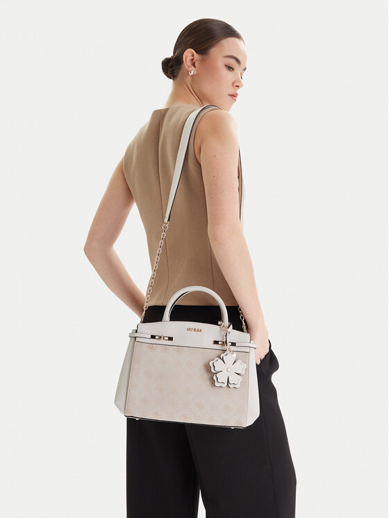 Guess Guess Geantă Melinda HWJP99 02060 Écru