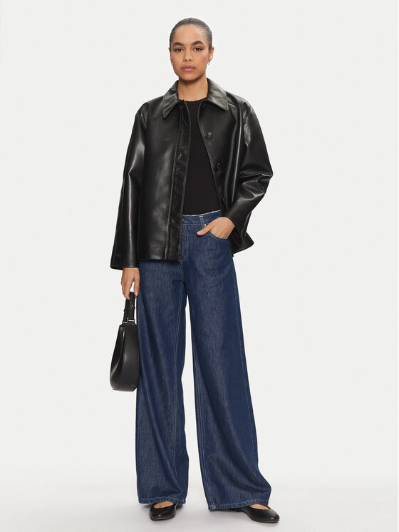 Please Please Jeansy P2O2CQZNRM Modrá Wide Leg