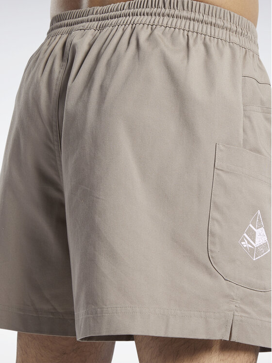 Reebok Reebok Szorty sportowe Classics Skateboard Shorts HT8174 Brązowy