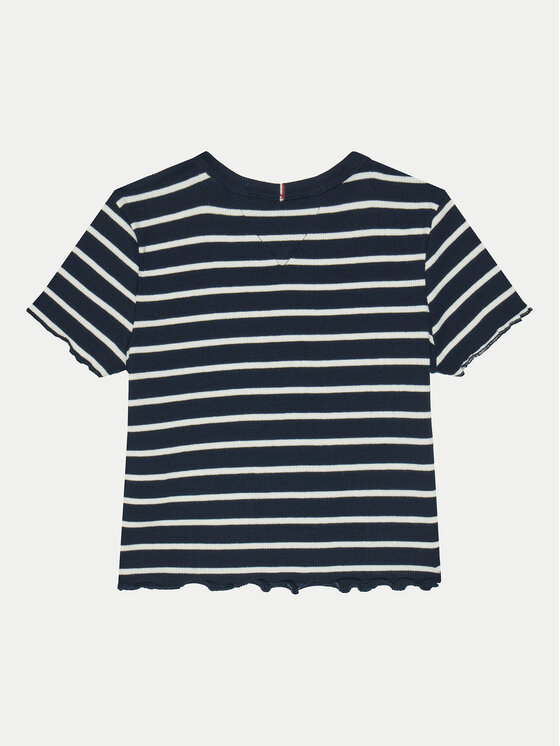 Tommy Hilfiger Tommy Hilfiger Marškinėliai KG0KG08509 S Tamsiai mėlyna Slim Fit