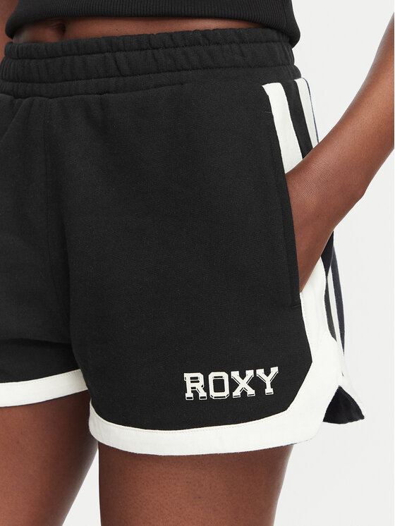 Roxy Roxy Pantaloncini sportivi Essential Energy ERJFB03441 Nero Regular Fit