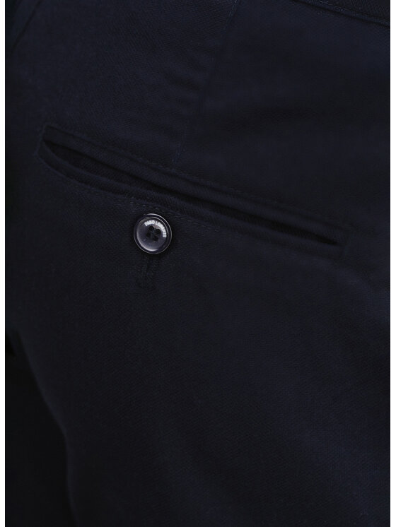 Pako Lorente Pako Lorente Spodnie materiałowe P25SF-WX-012 Granatowy Classic Fit