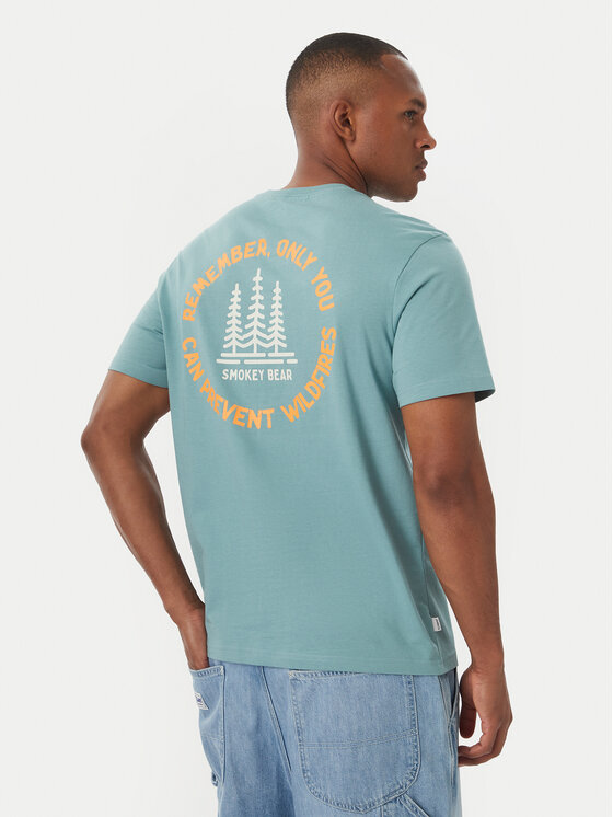 Element Element T-shirt SBXE Remember ELYZT00489 Turchese Regular Fit