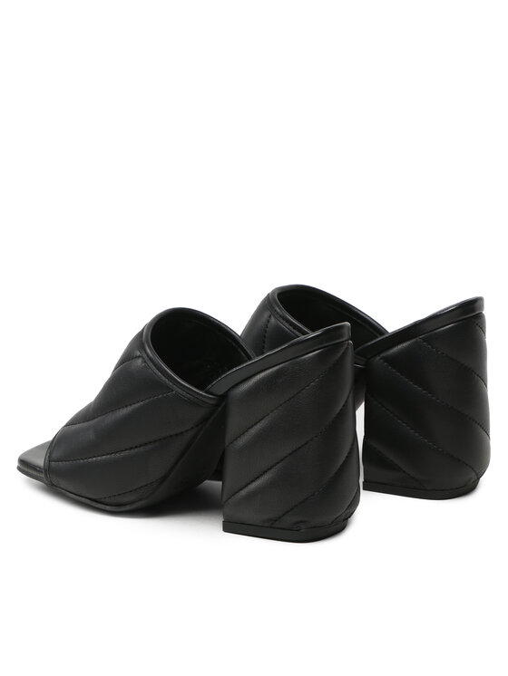 PINKO PINKO Šlepetės Martine Sabot Nappa Trapuntata PE 23 BLKS1 100666 A0O0 Juoda